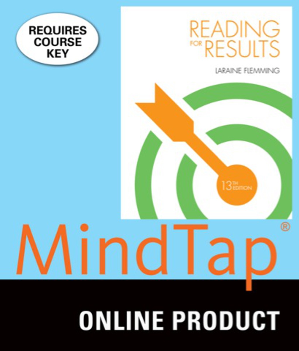 MindTap Developmental English for Flemming's Reading for Results, 13th Edition, [Instant Access], 1 term (6 months) 13th Edition â€“ PDF/EPUB Version Downloadable